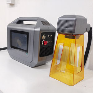 Small Handheld Expire Date logo <strong>Coding</strong> 20w 30w Portable Fiber Laser <strong>Marking</strong> Machine for Metal Plastic Glass Cable Wire Tube - Product Image 1