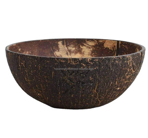 Bio Vegan Coconut Bowls Holz löffel Set Einweg küche Esszimmer Dekorative Servier schale für Hotel & Restaurant Salats ch üssel