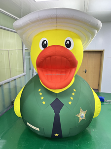 3m đến 7m Vịt Vàng khổng lồ phim hoạt hình <span class=keywords><strong>Inflatable</strong></span> nhân vật bóng bay cho quảng cáo lớn inflatables trang phục - Product Image 2