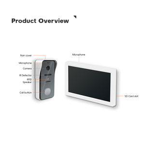 Kit de Interfono para el hogar con monitor de 7 ", intercomunicador de doble vía, videoportero, teléfono, intercomunicador con cable, sistema de intercomunicación para Villa - Product Image 3