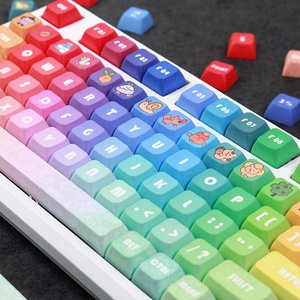 彩虹渐变XDA键帽机械键盘定制个性化键帽 - Product Image 5