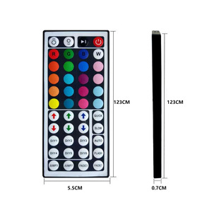 Инфракрасный пульт дистанционного управления для красочного RGB светодиодный свет универсальный 38 кГц ИК пульт дистанционного управления 17/21/24/28/32 ключи OEM ODM под заказ - Product Image 3