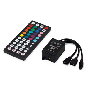 OEM ODM LED produttore DC12V uscita singola e doppia IR RGB 44 tasti musica 3 * 2A Controller LED con telecomando - Product Image 4