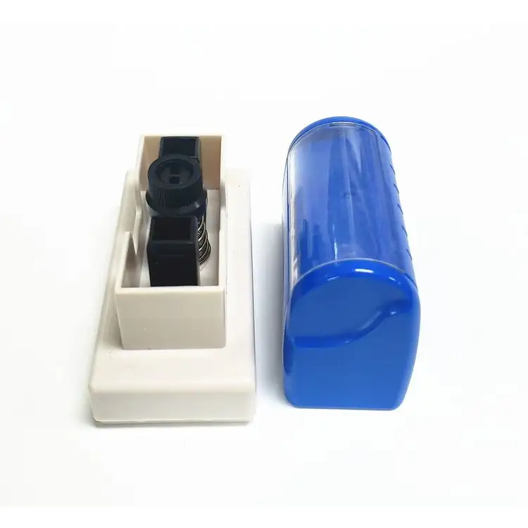 WES self inking Stamp,office Stamp ,Flash Stamp side sealing with plastic lock double foam pre-inked rubber stamp