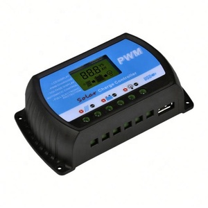 Regolatore di carica solare 30A 20A 10A regolatore di tensione PWM regolatore di carica solare 12V 24V LCD USB 5V regolatore solare - Product Image 3