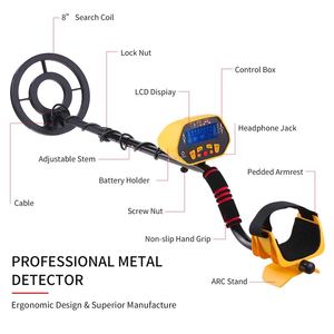 2020 חדש הגעה GC1028 חוף שימוש מחתרת תחביב LCD מסך pinpointer מתכת גלאי למתחילים - Product Image 5