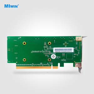 Miwin Pcie 4.0 X16 Để 2 * SFF-8654 X8 Chuyển Đổi Nội Bộ Retimer Thẻ GPU Mở Rộng Thẻ Cho GPU Ván Chân Tường - Product Image 1