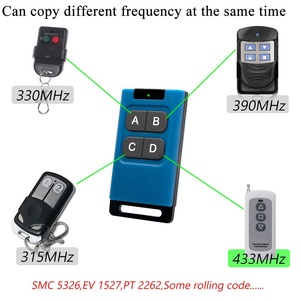 Multifrecuencia 310-915MHz Duplicador de control remoto inalámbrico de 8 canales Soporte de código de aprendizaje fijo rodante 433MHz 330MHz 868MHz