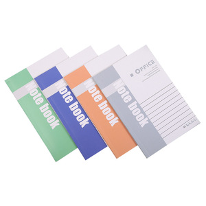 Taccuino per impunture a sella A5 softe in carta da copertina per notebook molto economico per esercizi per studenti scolastici foderati in vari numeri di pagina - Product Image 1