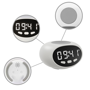 Smart <strong>LED</strong> Voice Alarm Clock with Record Function Smart Reminder for Sleep School &amp; Medication Kitchen <strong>Timer</strong> - Product Image 3