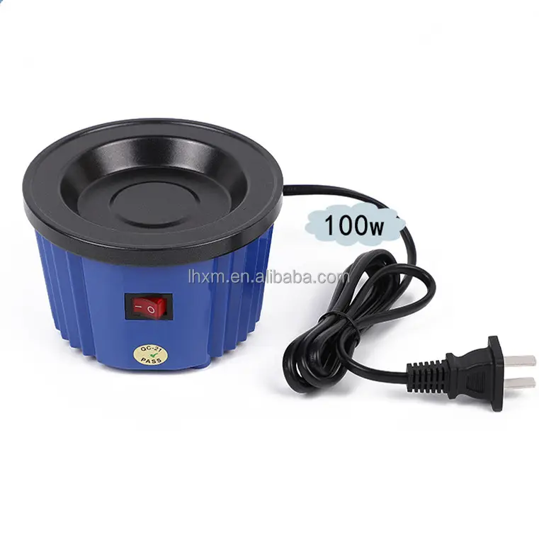 Vendita calda colla a caldo padella 100W colla a caldo pentola blu cheratina colla Melting Pot cheratina Bond strumenti di estensione dei capelli