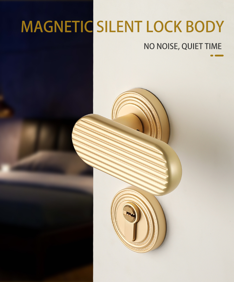 Door Handles Outside and Locks Round Door Handle European Style Interior Locks Handles