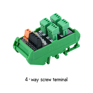 Двухпроводный трехпроводный входной модуль ПЛК 4 6-контактный датчик бесконтактного переключателя клеммный блок фотоэлектрическая плата преобразования для NPN / PNP - Product Image 4