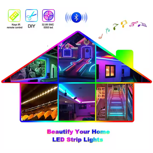 Wifi Smart RGB светодиодные Рождественские полосы набор USB голос для управления Bluetooth 5 В низкое напряжение водонепроницаемый IP65 пульт дистанционного управления IP-контроль 1 м - Product Image 3