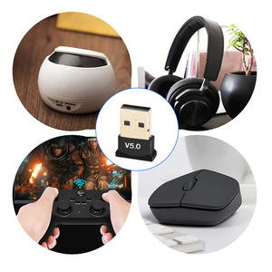 Mini BT <strong>Bluetooths</strong> 5.0 USB Blue-------tooth-compatible 5.0 Adapter USB2.0 Transmitter Receiver Dongle for Laptop and Desktop