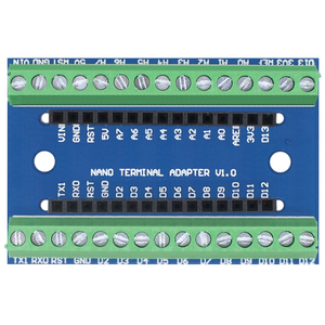 Adaptador Nano V3.0, módulo de placa de expansión, placa adaptadora de expansión de terminal Nano IO Shield para Arduino Nano