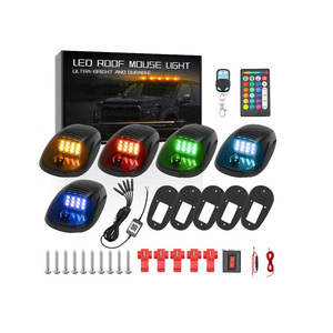 YosovlampハイパワーRGBマウスライト12LEDモデルX6アコードX5付きピックアップトラックルーフの超明るい色変更 - Product Image 1