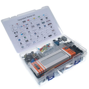 Kit Starter Kit di componenti elettronici aggiornato Starter Kit per Arduino UNO R3 con Breadboard Tutorial 1602 programmatore IIC