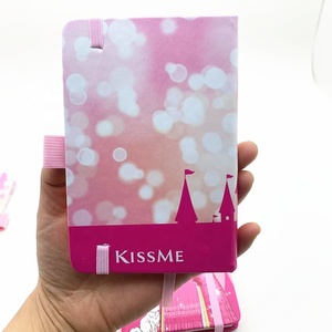 <strong>Custom</strong> A6 Painting Cute Cartoon Journal Diary Hardcover Pink Mini <strong>NoteBook</strong> Gift for Students with <strong>Elastic</strong> <strong>Strap</strong> and Pen Loop - Product Image 2
