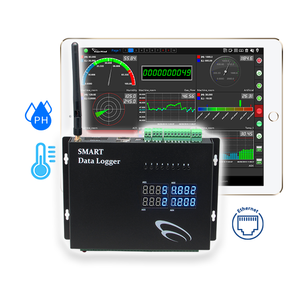 Controlador de temperatura del calentador de agua ulti-channel, registrador de datos de energía solar digital con salida de relé