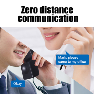 Home Office <strong>Two</strong>-<strong>Way</strong> Wireless Audio <strong>Intercom</strong> <strong>System</strong> with Removable Battery Hands-Free Audio Door Phone for School Use - Product Image 3