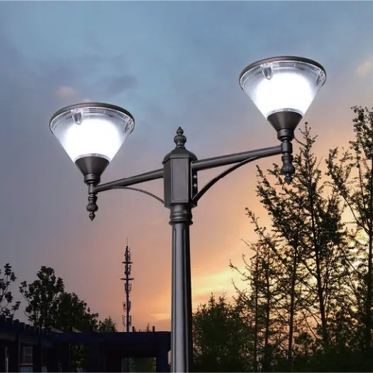 Pabrik lampu LED taman tahan air lampu halaman Jalan aluminium antik dekoratif Hotel luar ruangan