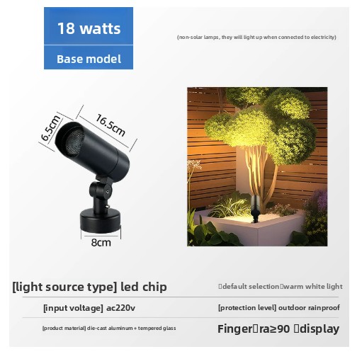 625-base 18w-warm white 3000k-black honeycomb glare prevention
