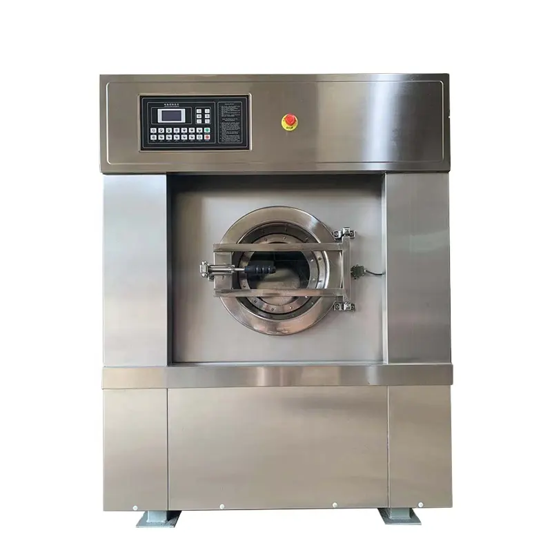 100kg máquina de lavar industrial para roupas extrator profissional de lavadora comercial