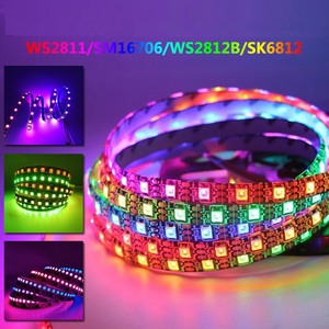 DC5V WS2812B WS2812 striscia Led 30 60Led programmabile singolarmente indirizzabile Smart RGB Full Color alta illuminazione Led striscia di luce - Product Image 4