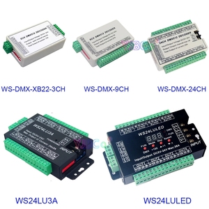 5V 12V 24V Common Anode <strong>DMX512</strong> <strong>Decoder</strong> 3 CH 9 CH 24 CH Channels <strong>DMX</strong> <strong>LED</strong> <strong>RGB</strong> RGBW <strong>Controller</strong> for <strong>LED</strong> Strip,Lamp,Light,Lights Tape - Product Image 1