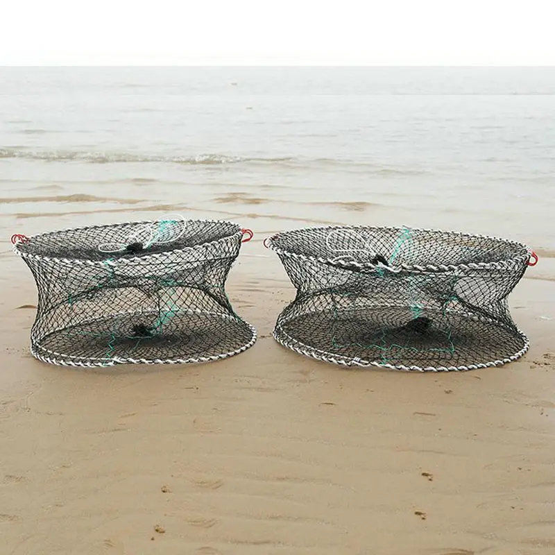 Migliore fornitore all'ingrosso mare vaso gabbia da pesca trappola lunga multifilamento rete di Nylon per la pesca di gamberetti