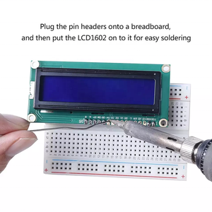 IIC/I2C LCD-Bildschirm modul mit Hintergrund beleuchtung LCD1602A Bluescreen-Modul 5-V-Zeichenanzeige 16x2 grüner Bildschirm mit I2C