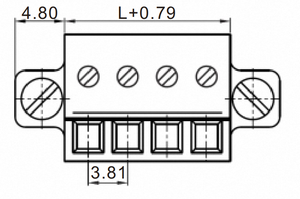 <strong>Spring</strong> Application 300V Brass <strong>Terminal</strong> Plug 6 9 Pin 3.81mm <strong>Pluggable</strong> <strong>Terminal</strong> <strong>Blocks</strong> 10A Rated Plug-in <strong>Type</strong> <strong>Terminal</strong> <strong>Block</strong> - Product Image 3