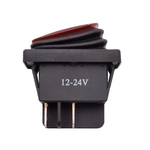KCD4 su geçirmez 12V 24V 220V DC 4 Pin güç LED ışık devre anahtarı açma-kapama 22x30mm Panel montaj 16A DPST kırmızı yeşil sarı - Product Image 3