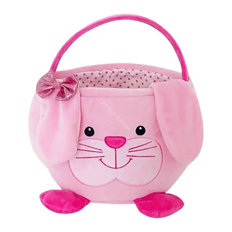 Atacado Fábrica Personalizado Personalizado Soft Plushies Easter Egg Bunny Rabbit Basket Plush Brinquedos Recheados Presente para Kid Child Baby