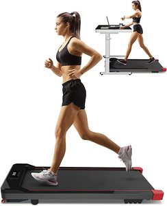 Unter dem Schreibtisch Laufband Leise elektrische Lauf-Jogging-Maschine für das Home Office mit fern gesteuertem Fitness gerät und LED-Anzeige - Product Image 1