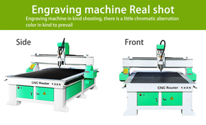 Máquina de grabado de un solo cabezal CNC Router 1325 3.2kw para trabajos de grabado de áreas grandes, como construcción de prototipos industriales o de pasatiempo - Product Image 6