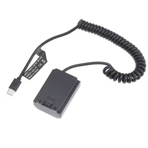 用于相机A6600 A7C A7III A7SIII A7R附件的新型USB C型弹簧电源线NP-FZ100虚拟电池适配器 - Product Image 6