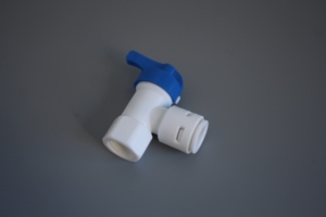 <strong>Reverse</strong> Osmosis System Hand <strong>Valve</strong> Ball <strong>Valve</strong> 1/4&quot; 3/8&quot; OD RO <strong>Water</strong> Plastic Quick Fitting Connector - Product Image 3