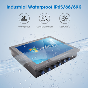 Pantalla táctil de aluminio, ordenador de Control Industrial todo en uno, Panel integrado impermeable - Product Image 3