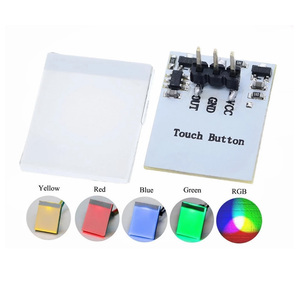 Módulo de Sensor de botón, Interruptor táctil capacitivo, pantalla RGB, circuitos integrados, botón táctil - Product Image 4
