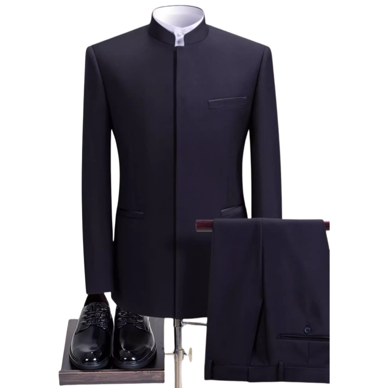 Black dark placket