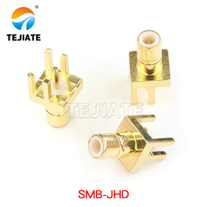 SMB Pcb konektörü lehim PCB dayanağı RF koaksiyel sağ açı düz SMB fiş erkek kenar için PCB dayanağı koaksiyel konnektör - Product Image 6