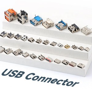 USB Connector Female 6 16 24 Pin Dip Usb-c Type a B C <strong>Socket</strong> <strong>2.0</strong> 3.0 Smt Female Male Sunk Plated Usb c Connector for PCB - Product Image 1
