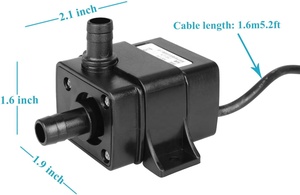 Controllo di velocità PWM 12v dc mini pompa di circolazione di calore elettrica ad alta pressione di acqua per uso domestico - Product Image 5