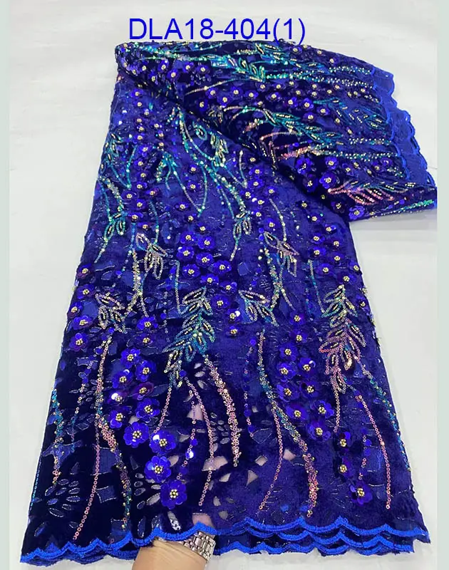 Новейшее зимнее платье Материал Дубай блесток Лазерная бархатная Вышивка Бисером кружевная ткань