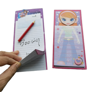 Bloc de notas autoadhesivo con estampado de dibujos animados de animales Kawaii personalizado, Bloc de notas semanal personalizado, listo para usar, nota adhesiva - Product Image 1