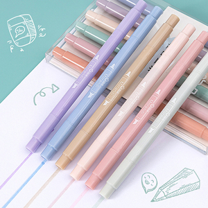 Multi-colors Midliner Pastel <strong>Highlighter</strong> Double <strong>Tip</strong> <strong>Highlighter</strong> Set Stationery - Product Image 3