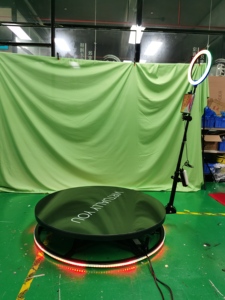 360 độ xoay Selfie gian hàng Selfie nền tảng 360 ảnh gian hàng máy cho quay quay 360 photobooth 80cm - Product Image 4