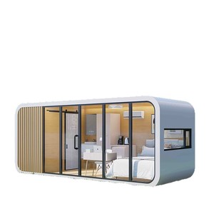 Đa Chức Năng Ngoài Trời Của Apple Cabin Cho RV Du Khách Thép Nhà Di Động Với Lực Kéo Không Gian Viên Nang Cho Nhà Sống & Du Lịch - Product Image 4